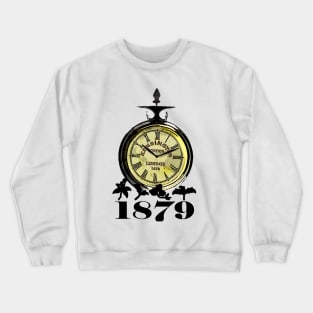 London Kensington Station Clock 1879 Crewneck Sweatshirt